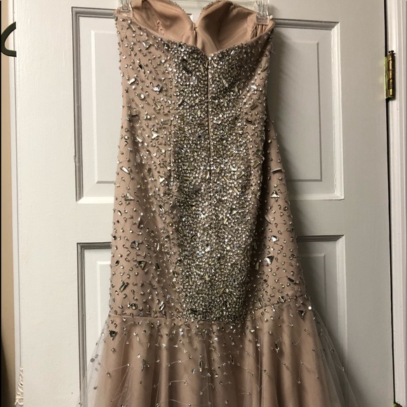 Terani Couture nude Prom Gown - Picture 2 of 5
